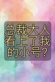 总裁大人看上了我的小号？封面